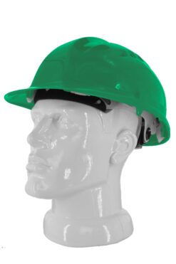 Каска захисна вентильована 3003 OLSON з храповиком, HDPE, зелена (29009)