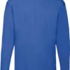 Футболка з довгим рукавом Fruit of the Loom Valueweight Long Sleeve Яскраво-Синій М