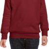 Світшот дитячий Gildan Crewneck Бордовий 9-11 років