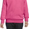 Світшот дитячий Gildan Crewneck Рожевий 9-11 років