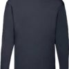 Футболка з довгим рукавом Fruit of the Loom Valueweight Long Sleeve Глибокий Темно-Синій М