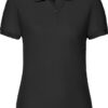 Теніска Fruit of the Loom 65:35 Polo Ladies Чорний XL