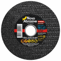 Круг відрізний NovoAbrasive Extreme по металу та нержавіючій сталі 125x1,2x22,23 мм