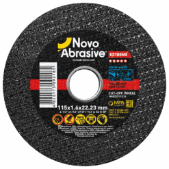 Круг відрізний NovoAbrasive Extreme по металу та нержавіючій сталі 115x1,6x22,23 мм