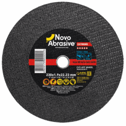 Круг відрізний NovoAbrasive Extreme по металу та нержавіючій сталі 230x1,9x22,23 мм