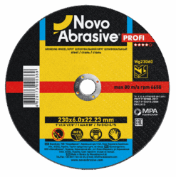 Круг шліфувальний NovoAbrasive Profi по металу 1 230x6,0x22,23 мм