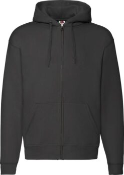 Худі Fruit of the Loom Premium Hooded Sweat Zip Чорний S