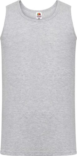 Майка Fruit of the Loom Valueweight Athletic Vest Сірий Меланж S
