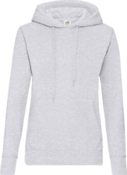 Худі Fruit of the Loom Hooded Sweat Ladies Сірий Меланж М