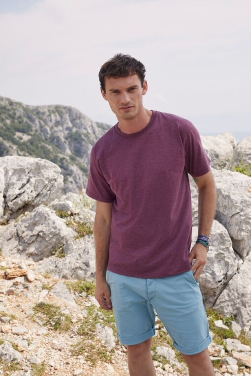 Футболка чоловіча Fruit of the Loom Valueweight Маслиновий 3XL - Зображення 2