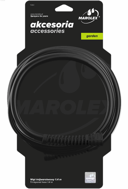 Шланг з гайками MAROLEX : 140 см (P097.064)(T26C)(hobby,profession,profession+,titan,movi,x-line)
