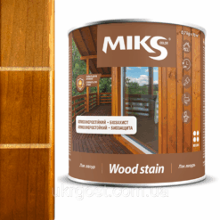 Лак Лазурь для дерева Miks Дуб глянец 0,6 кг