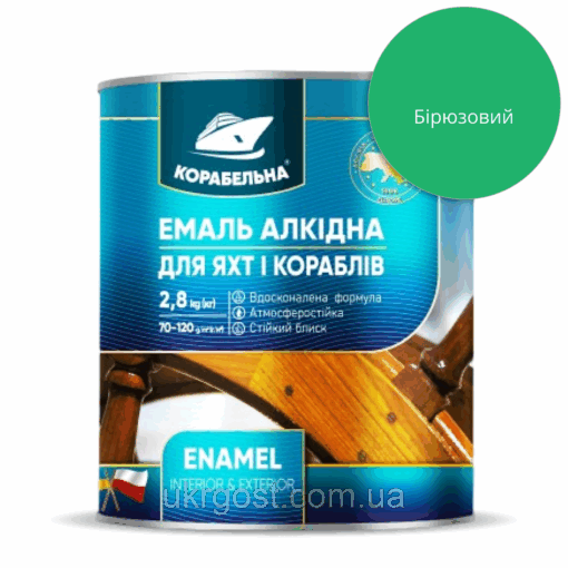Емаль алкідна Корабельна ПФ-115 Бірюзовий глянець 0,25 кг