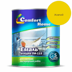 Емаль алкідна Comfort ПФ-115 Жовтий глянець 2,8 кг