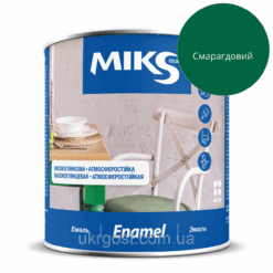 Эмаль алкидная Мiks ПФ-115 Изумрудный глянец 0,9 кг