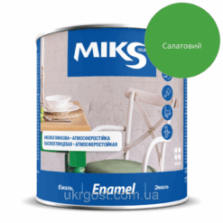 Емаль алкідна Мiks ПФ-115 Салатовый глянець 2,8 кг