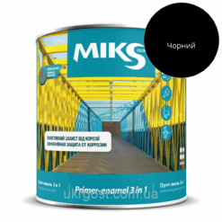 Грунт-эмаль 3в1 по металлу Miks Красный полумат 2,3 кг
