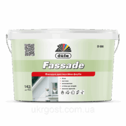 Фасадна фарба акрилова Dufa Fassade D690 мат білий 1,4 кг