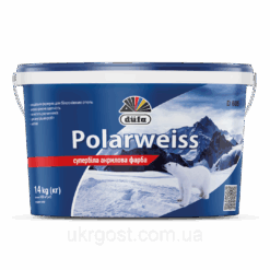 Фарба для стелі Dufa Polarweiss D605 Білосніжний 14 кг
