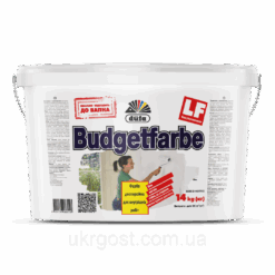Фарба водоемульсійна для стін і стелі Dufa Budgetfarbe мат білий 3,5 кг