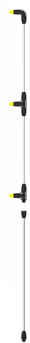 Штанга з 3 форсунками вертикальна MAROLEX : 60 см (hobby,profession,pp+,titan,movi,x-line) P048.011
