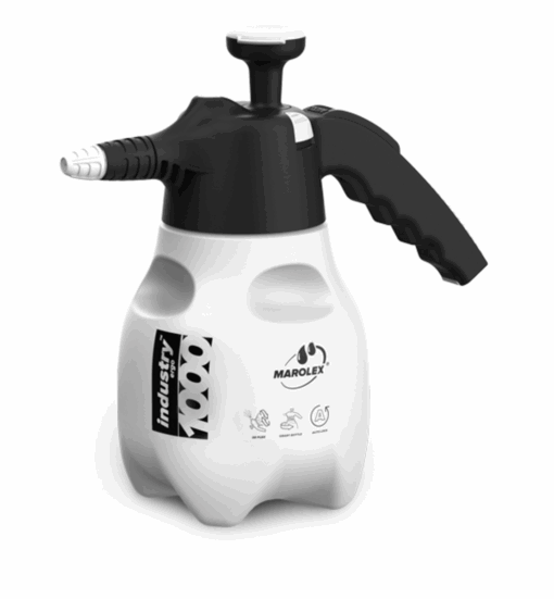 Оприскувач ручний MAROLEX Industry ergo Acid line 1000 : 1L, 0,4MPa, FPM (Viton). 3D FLex 360* [12]