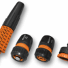 Комплект з 4 елементів на шланг 1/2", BLACK LINE, ECO-PWB5500-12