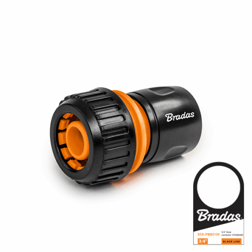 Конектор 3/4" - STANDARD, з ярликом, BLACK LINE, ECO-PWB2130