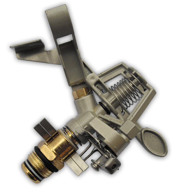 Зрошувач обертовий, пульсівний, із зовнішньою різьбою 1/2" / ø20,4м, металевий, ECO LINE, AJ-TS6022