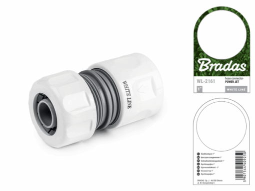 Конектор 1", POWER JET, STANDARD, WHITE LINE, WL-2161 - Зображення 2