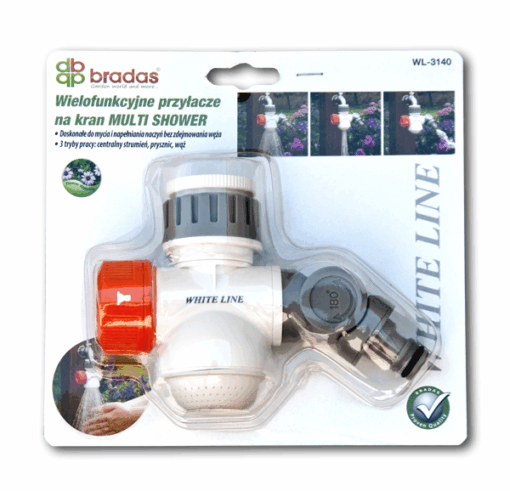 Багатофункціональний адаптер на кран, MULTI SHOWER, WHITE LINE, WL-3140 - Зображення 2