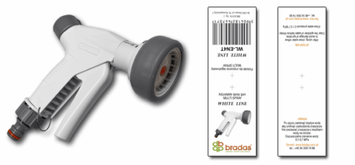 Пістолет для поливу MULTI SPRAY, WHITE LINE, WL-EN4T - Зображення 2