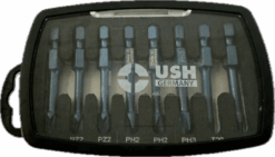 Набір насадок викруткових Blueshock USH: 1/4"х 50 мм, PH2(х2)-3, PZ2(х2)-3; T20-25, 8 елем.