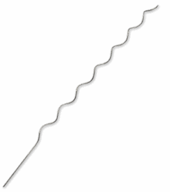 Спіраль для підтримки рослин із оцинкованої сталі 180см, TYS06180