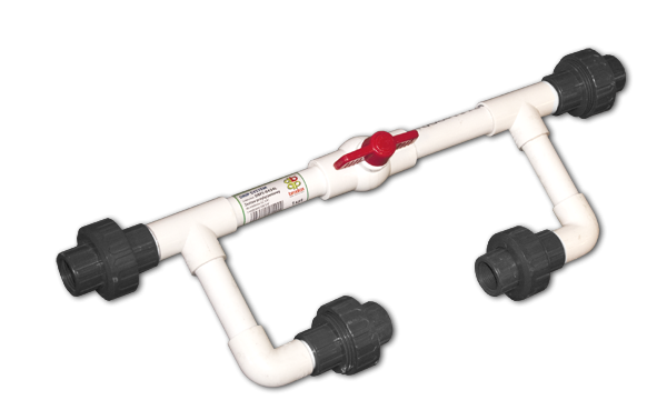 Байпас для інжектора Вентурі 1/2", з'єднання з внутрішньою різьбою 1/2", DSFI-0412L