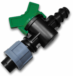 Мінікран лінійний: крапельна стрічка / з'єднувач для трубки 16мм, DSTZ01-1617L