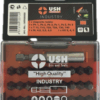 Набір насадок викруткових Industry USH: 1/4" з магнітним тримачем, PH, PZ, SL, Tx, HEX, 31 ел