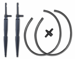 Комплект для прикореневого зрошення з прямою крапельницею х2, під шланг 3x5мм, DSK-2121L