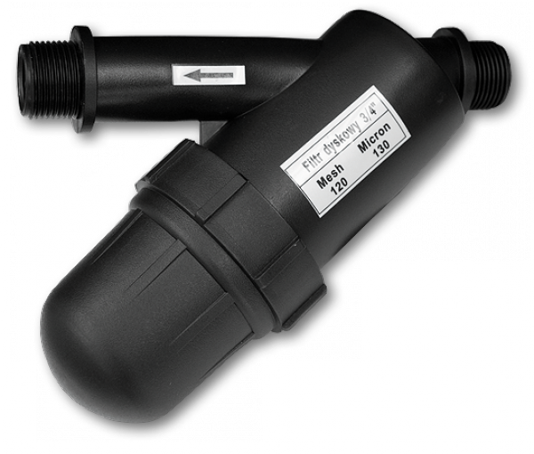 Фільтр сітковий із зовнішньою різьбою 1". 120 мesh, DSF-100SML