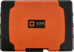 Набір насадок викруткових Industry USH: магн тримач і викрутка 1/4", PH-PZ-Tx- Torx-HEX- SL-SP, 80ел