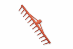 Граблі традиційні для сіна ПВХ - 12 зубців, без держака, KTG112