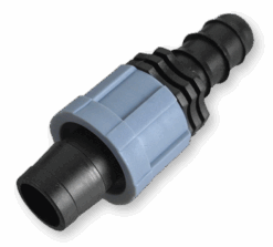 Конектор для крапельної стрічки / трубка PE 16мм, DSTA08-16L