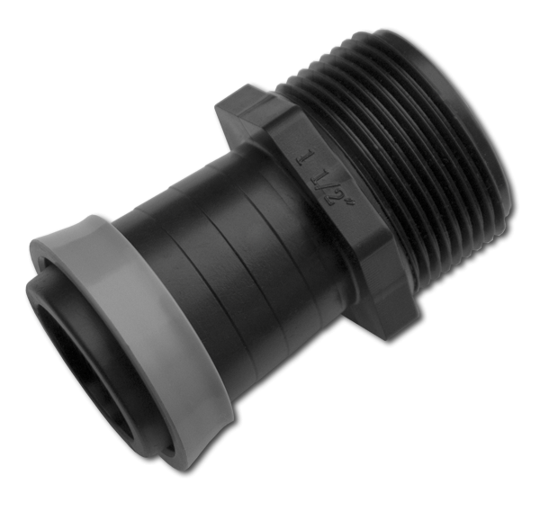 Адаптер для стрічки зрошувальної GOLD SPRAY 32мм із зовнішньою різьбою 1", DSTA16-3210L