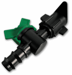 Старт-конектор в плаский шланг з мінікраном / штуцер для трубки 20мм, DSWZ15-20L