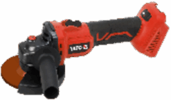 Шліфмашина кутова акумуляторна YATO 18 В, для диска Ø=100 мм, вал М10 (БЕЗ АКУМУЛЯТОРА