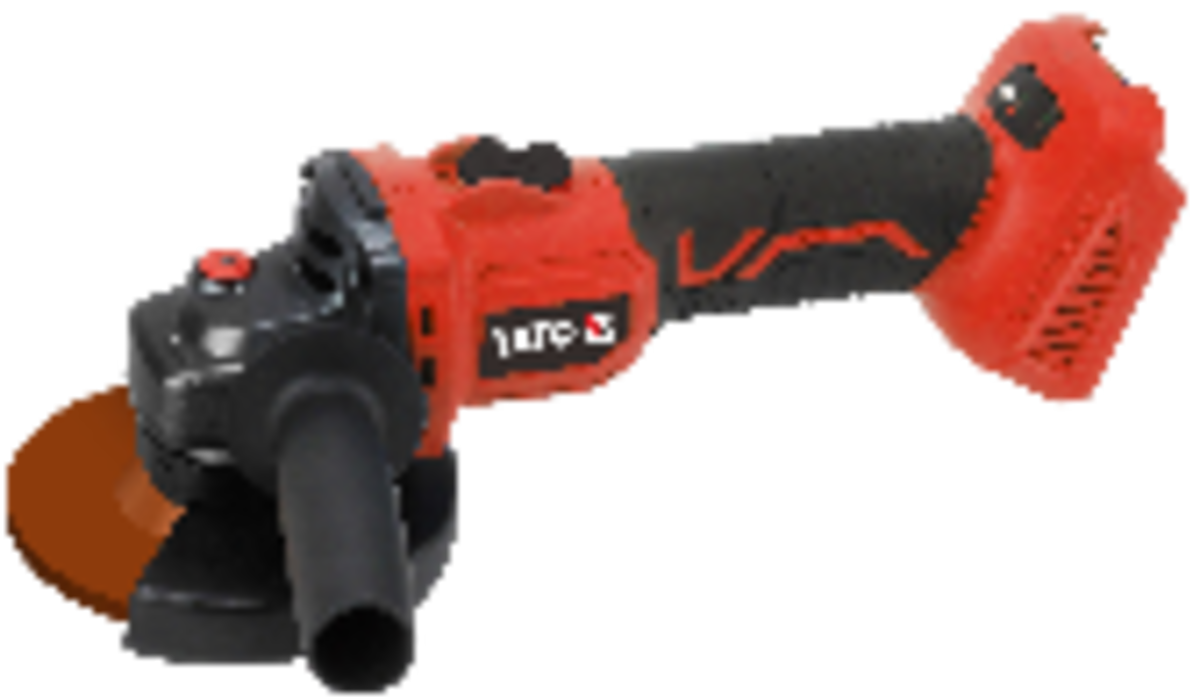 Шліфмашина кутова акумуляторна YATO 18 В, для диска Ø=100 мм, вал М10 (БЕЗ АКУМУЛЯТОРА