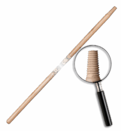 Держак дерев'яний лакований, різьблення IT, 24 х 1200мм, TVI24120